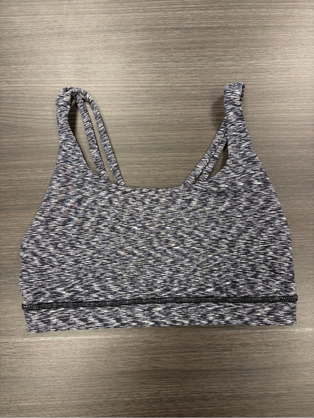 Lululemon Energy Sports Bra in Heathered Black & White - Picture 5 of 8